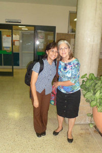 Sandra and Dilma, her Spanish teacher