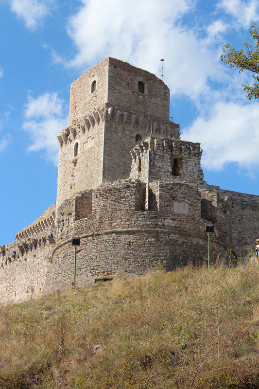 Guard Walls at the top of Asissi
