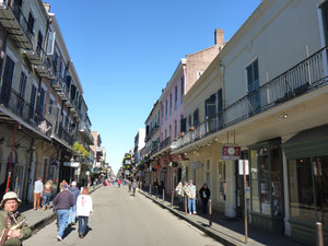 Bourbon Street in the daytime