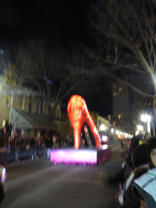 It is a giant glowing shoe!!!