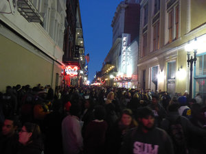 Bourbon Street - Mardi Gras week!