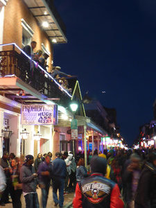 The end of Bourbon Street