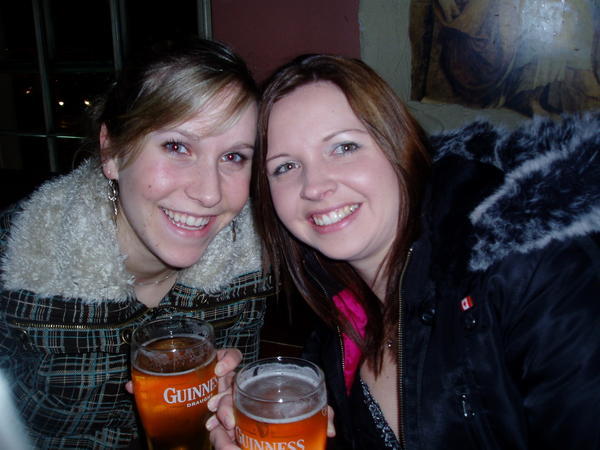 Paige and I at O'Doule's Pub Dublin
