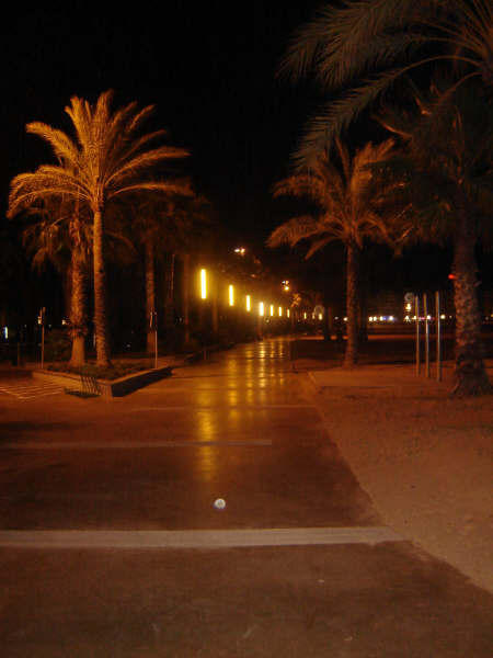 Salou's main walkway.