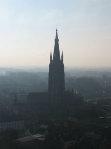The gothic skyline of Brugge