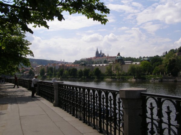 Walk by the Moldau River
