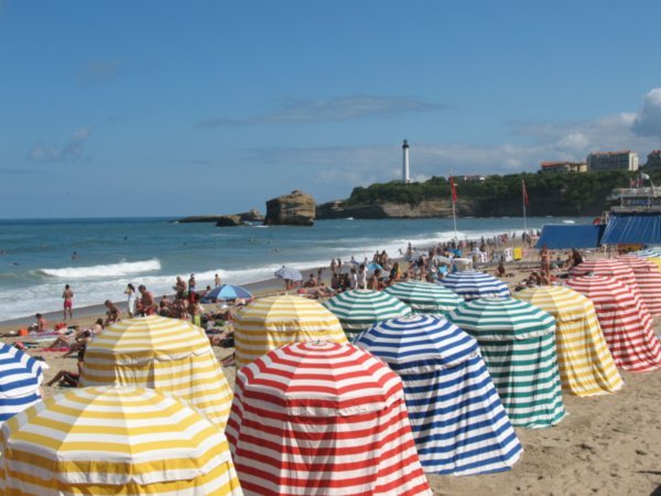 Surf, sun and sand at Biarritz