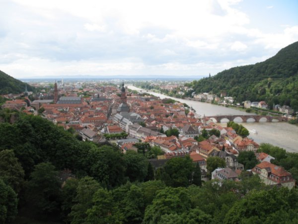 Heidelberg - the view from the Schloss (castle)