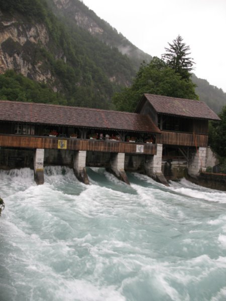 The dam walls in Interlaken - Switzerland