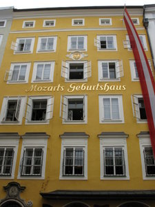 Mozart's birthplace - Salzburg