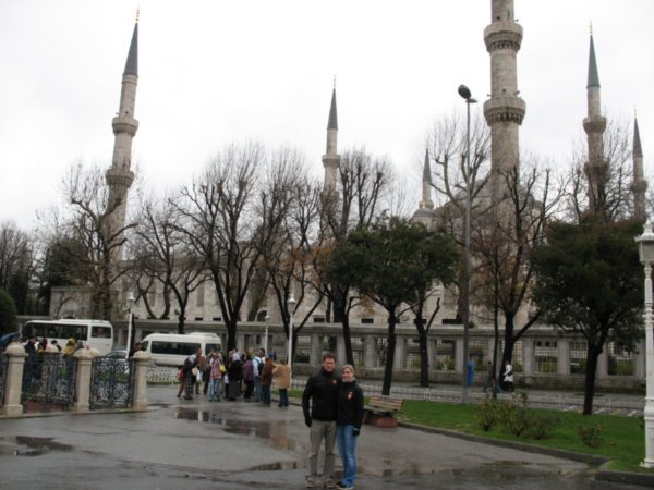 Outside The Blue Mosque
