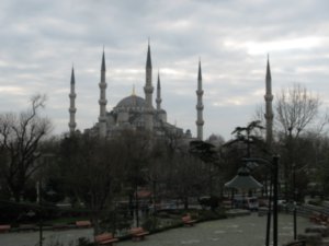 The view across Istanbul
