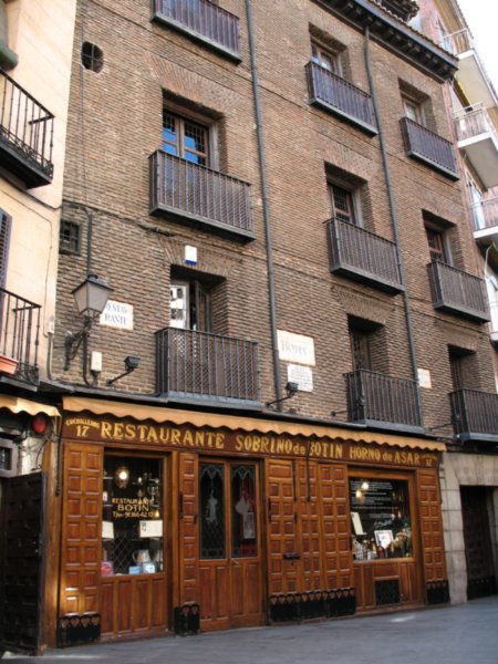 Botin Restaurant, the oldest restaurant in the world