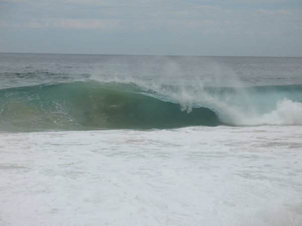 The waves at Lopez Mendez