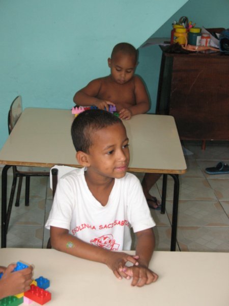 UN sponsored school in the Favela