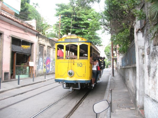 The tram up to Santa Teresa, Rio