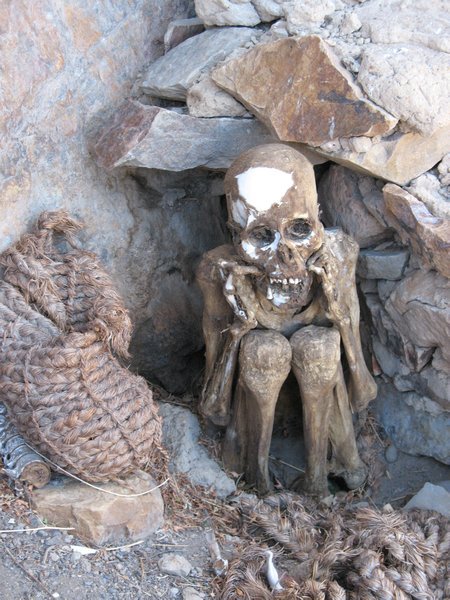 perfectly preserved pre-inca mummy in Sibayo