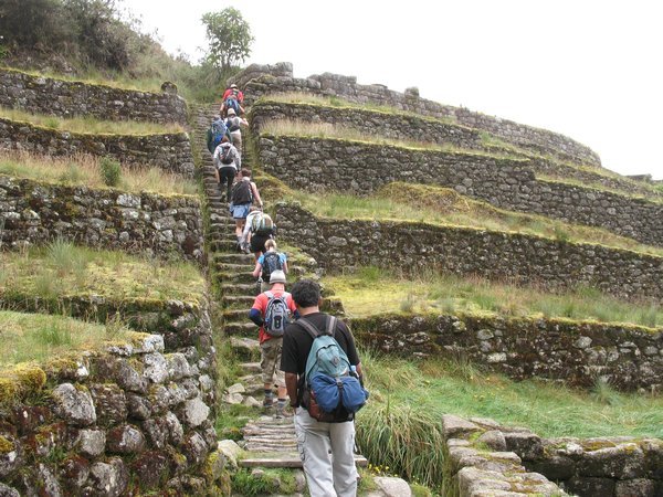 More stairs on the Inca trail