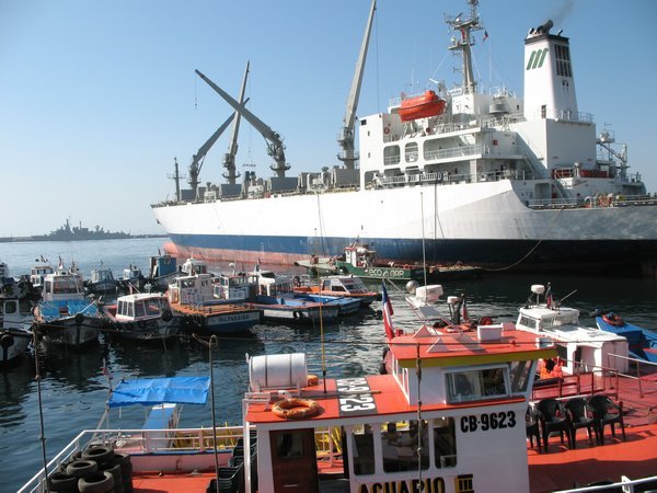 Muelle Prat - the port in Valparaiso