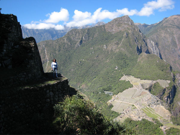 Climbing Wayna Picchu