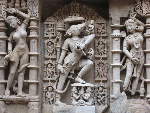 Carvings at the temple