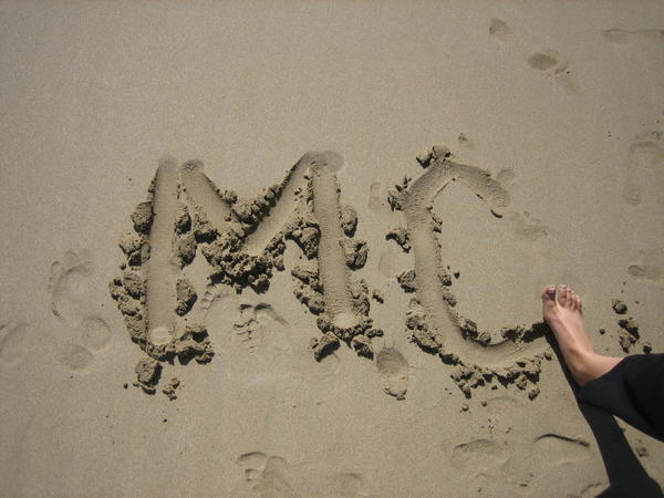MC's Name on the Beach