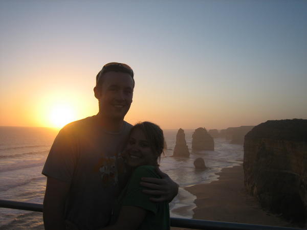 MC and I Infront of The Twelve Apostles