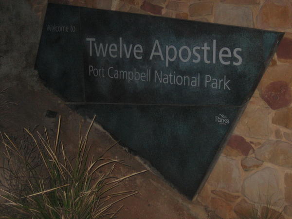 The Sign for The Twelve Apostles