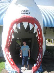 Entrance to the Shark Expo