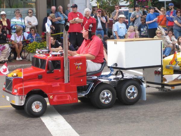 Mini Truck at Charlottetown 150 years parade