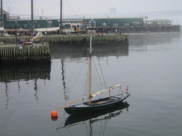 Boat owned by the Maritime Museum in Halifax Harbour