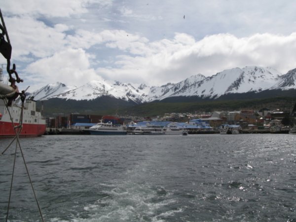 Ushuaia from the Channel