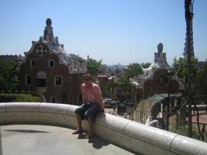 Dave at Park Gaudi in Barcelona
