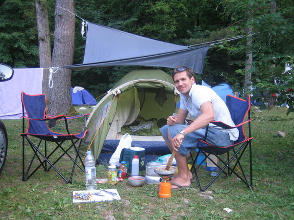 Camping at Camp Bled
