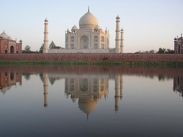 Taj Mahal from River