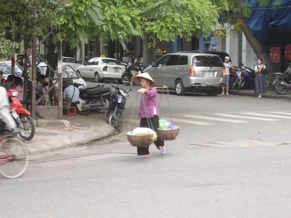 Vietnamese fruit seller