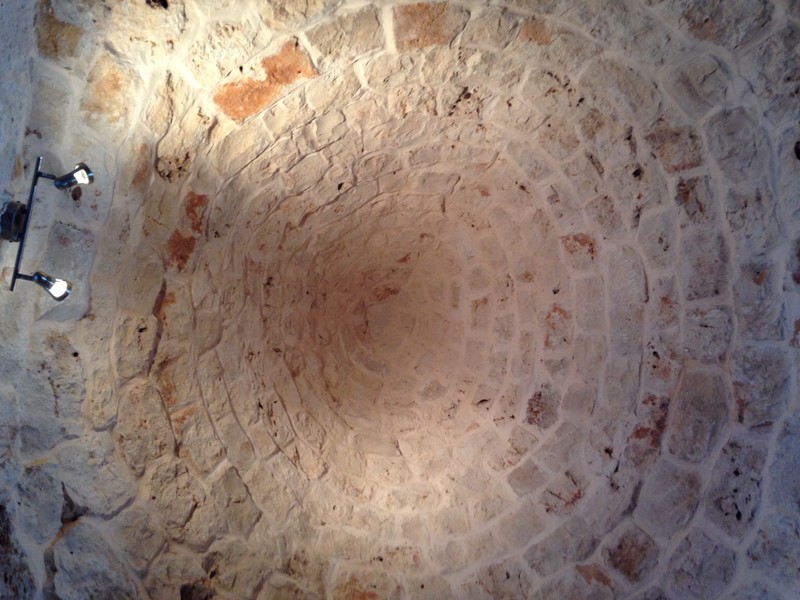 Our trullo ceiling