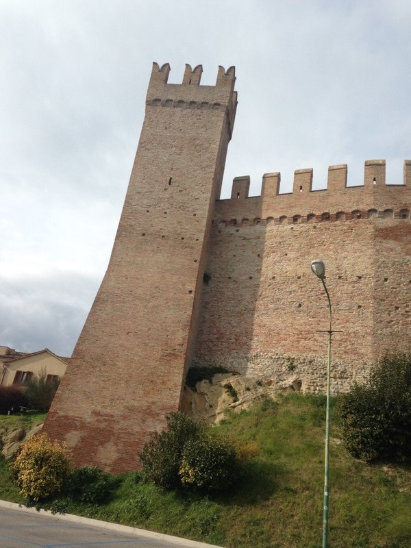 Gradara Castle walls 