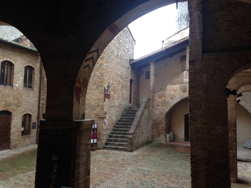 Courtyard of museum civico