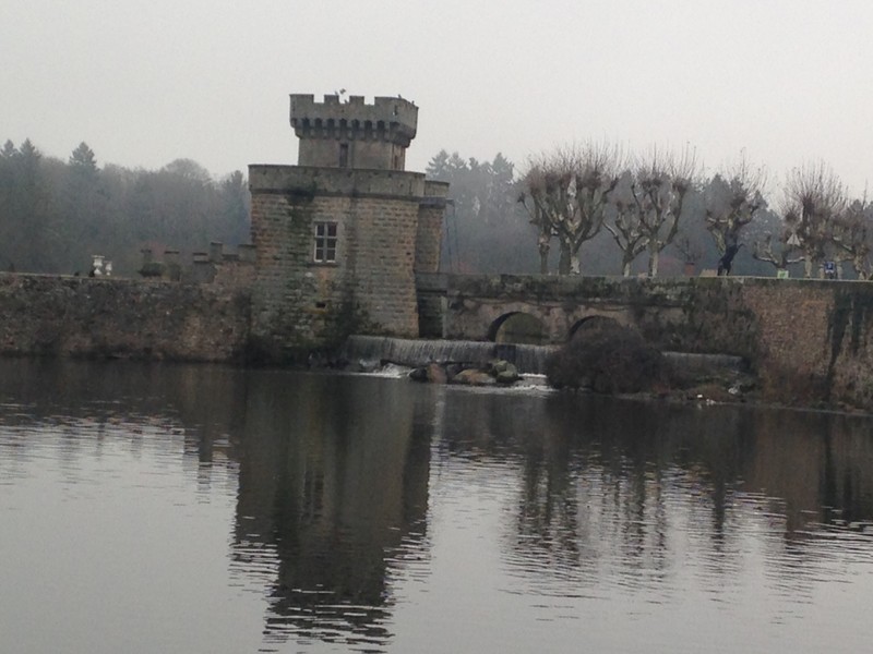 Moat and keep built in the 1800s 