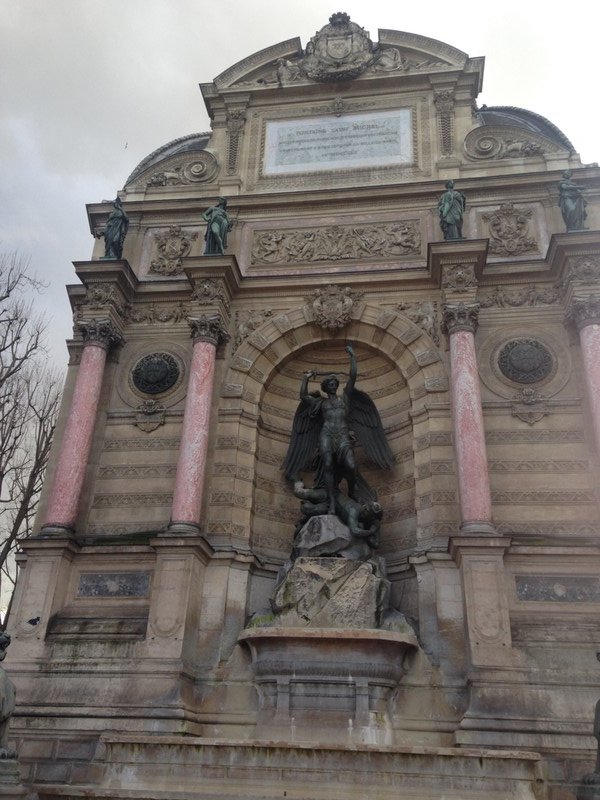 St Michel fountain