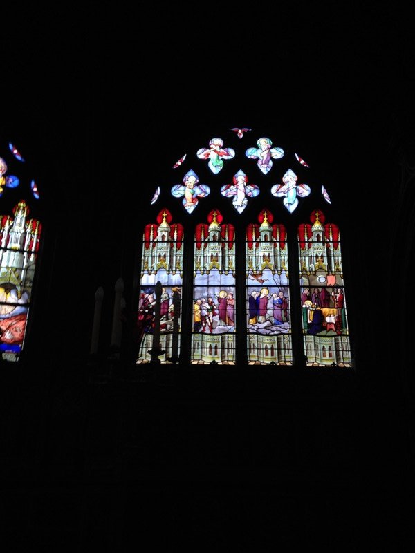 A second stained glass window
