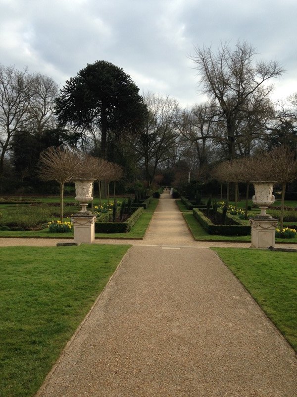 Pathway and Italian garden