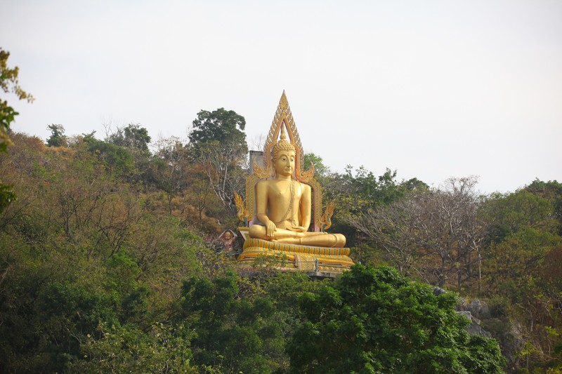 Buddha status on the hill