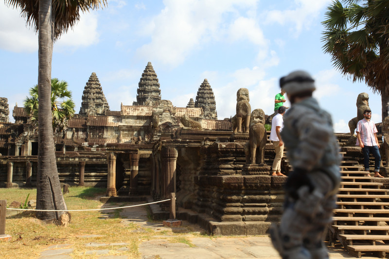 Looking towards Angkor Wat