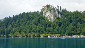 Blejski Grad above Lake Bled