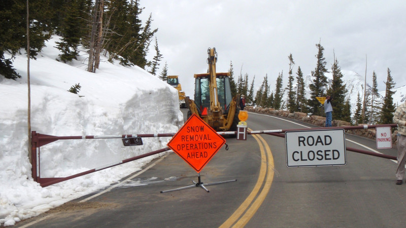 Road closed due to snow