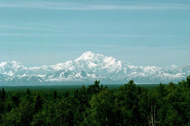 Mt. Denali taken from Talkeetna Alaskan Lodge