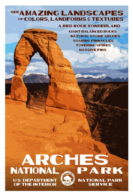 Arches NP Poster