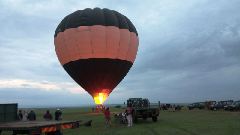 The balloon over Mara